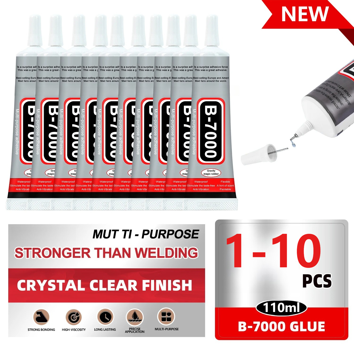 Super Glue B-7000 Loolifl 1-10 - Crafting Resin review and price