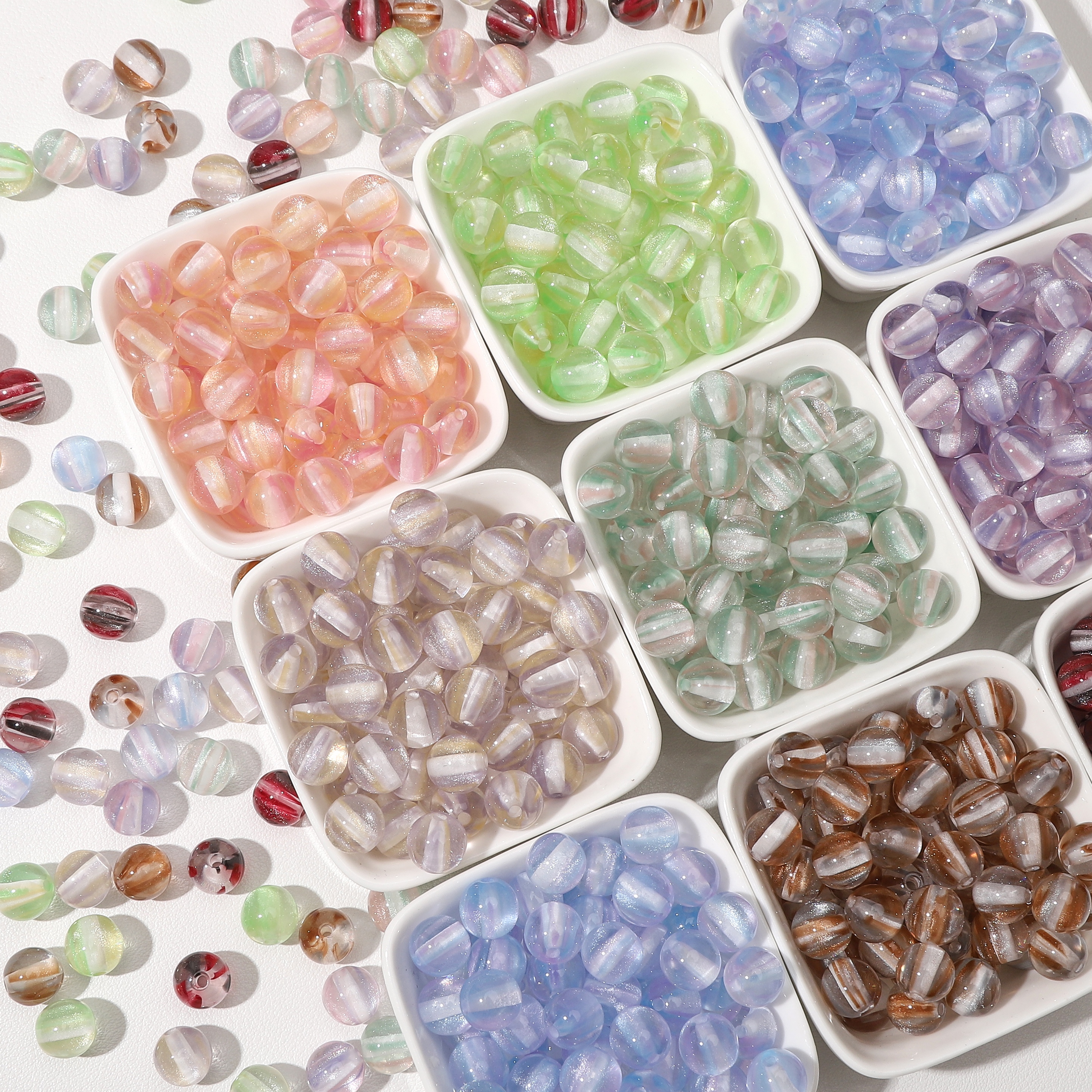 8mm 100Pcs Colorful Round Resi - Resin Crafts Diy review and price