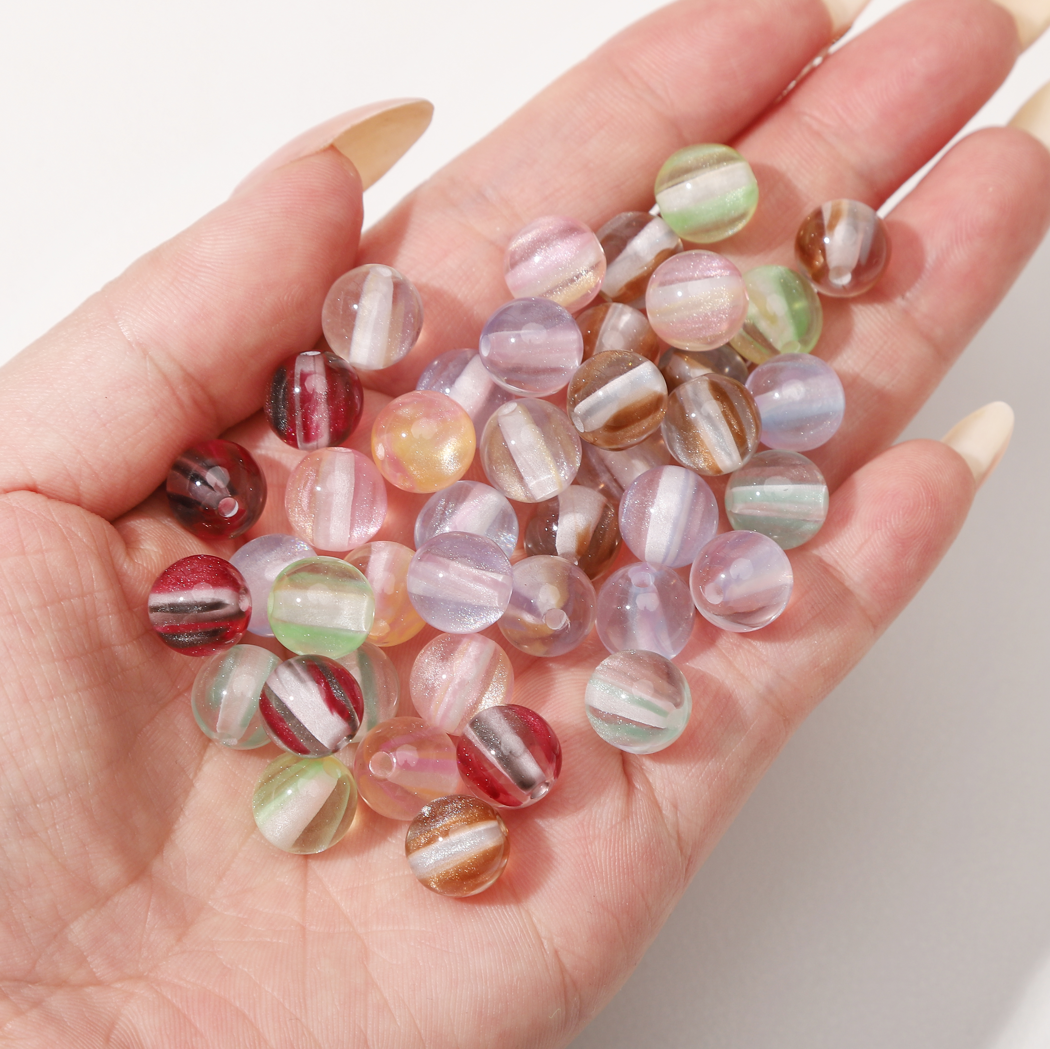 8mm 100Pcs Colorful Round Resi - Resin Crafts Diy review and price
