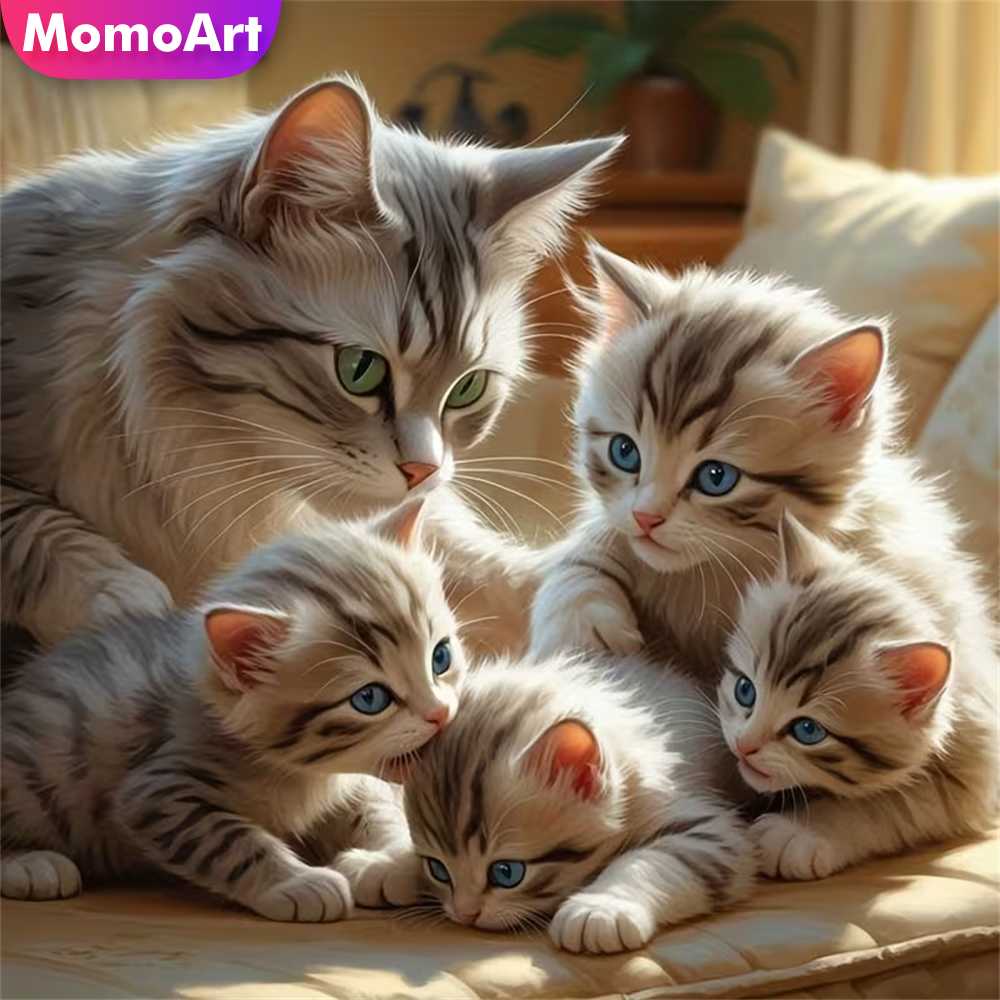 Momoart DIY Diamond Mosaic Cat - Resin Craft For Beginners review and price