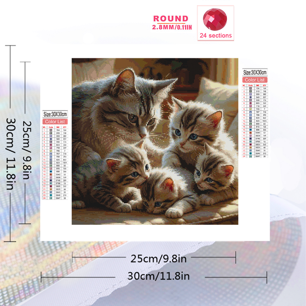 Momoart DIY Diamond Mosaic Cat - Resin Craft For Beginners review and price