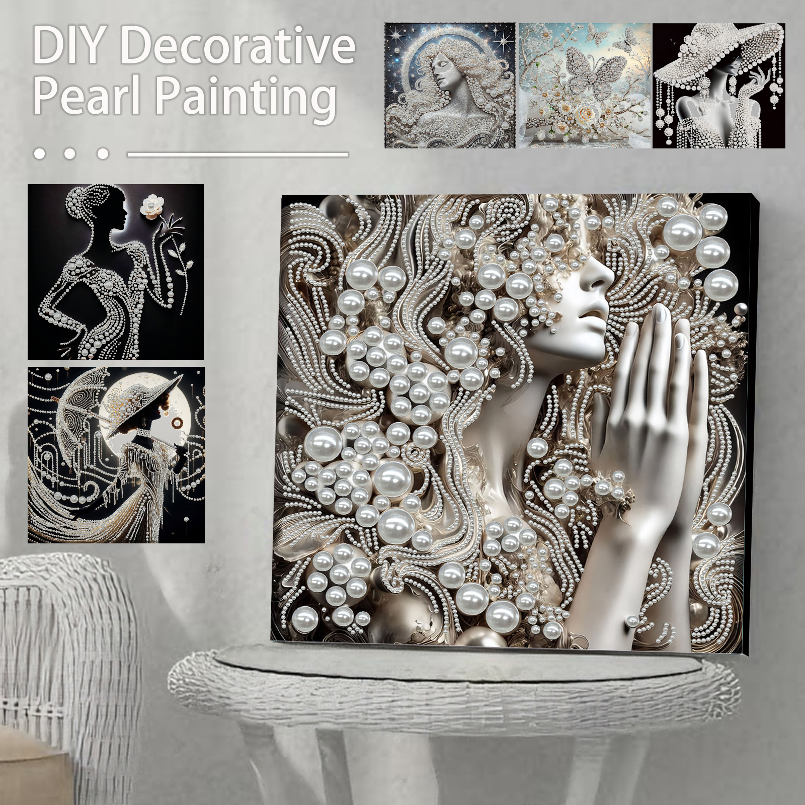 DIY Ladies Pearl Diamond Paint - Resin Craft For Beginners review and price
