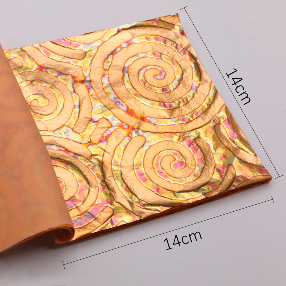 DIY 25 Sheets 14cm Booklets Va - Gold Foil Flakes review and price