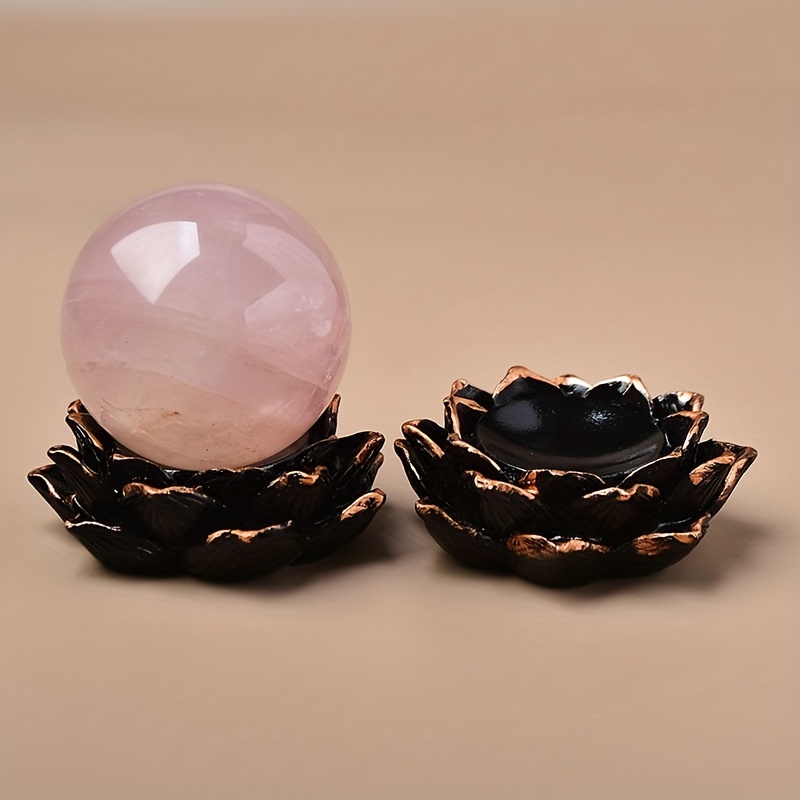 1pc Lotus Flower Crystal Ball  - Flower Preservation Resin review and price