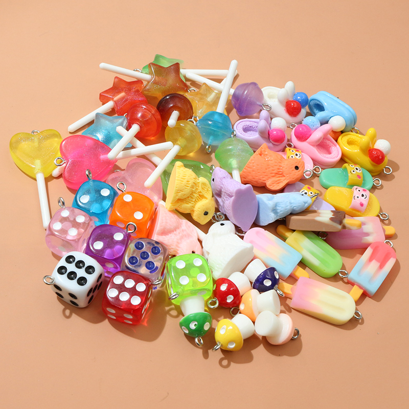 10PCS Resin Pendant Charms Rab - Resin Craft Supplies review and price