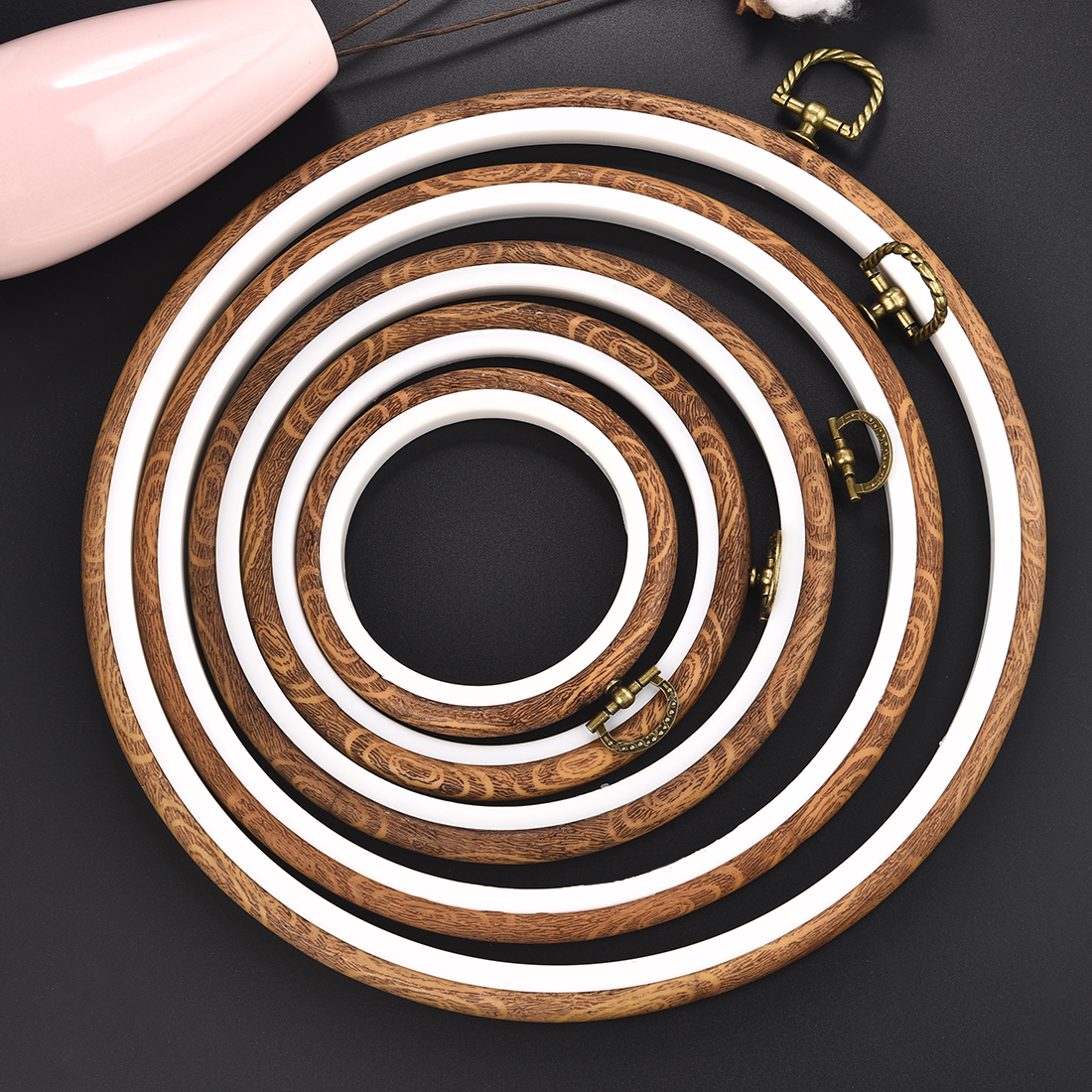 Imitated Wood Round,Oval Diffe - Wood Ring Blank review and price