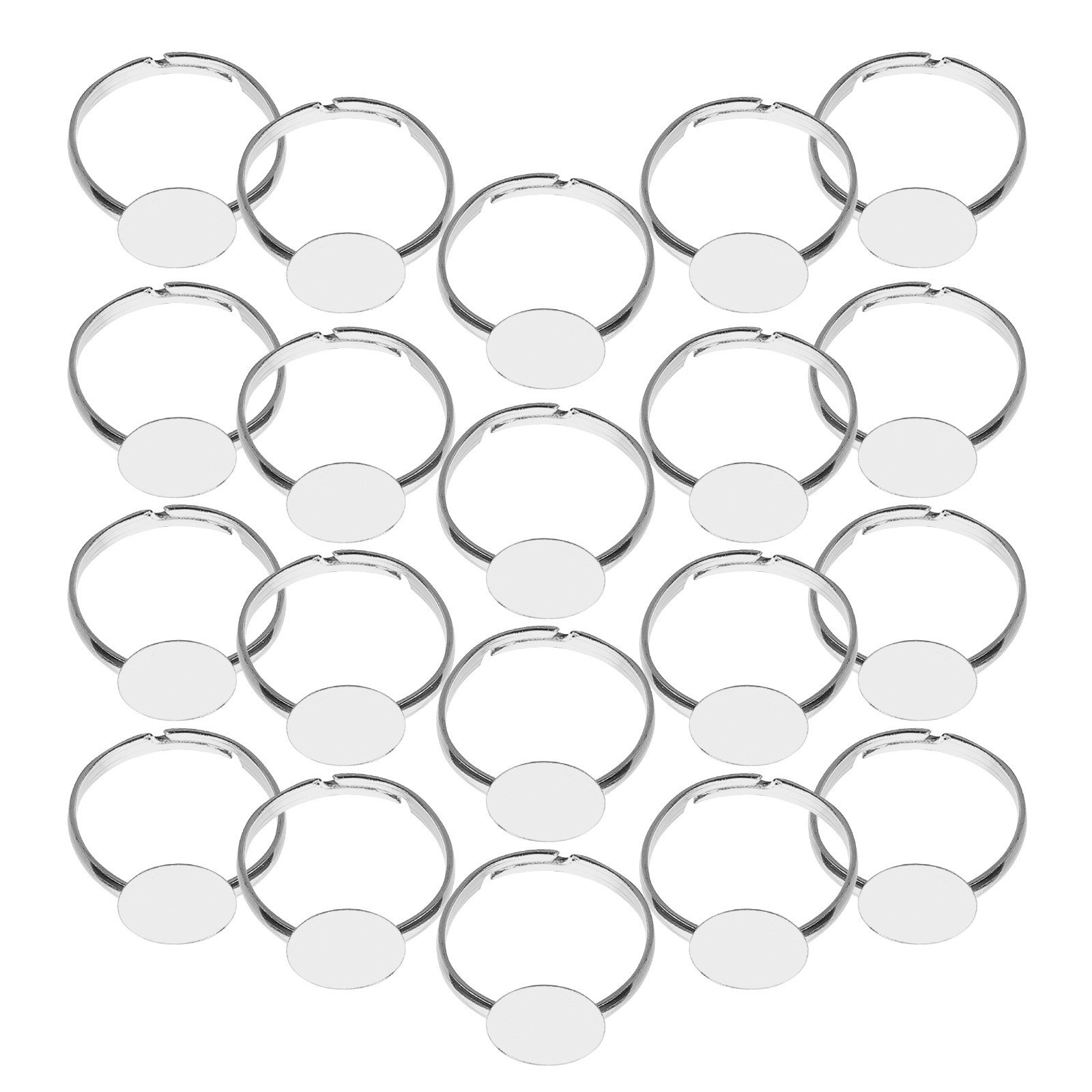 20Pcs Adjustable Blank Ring Fi - Crafting Resin review and price