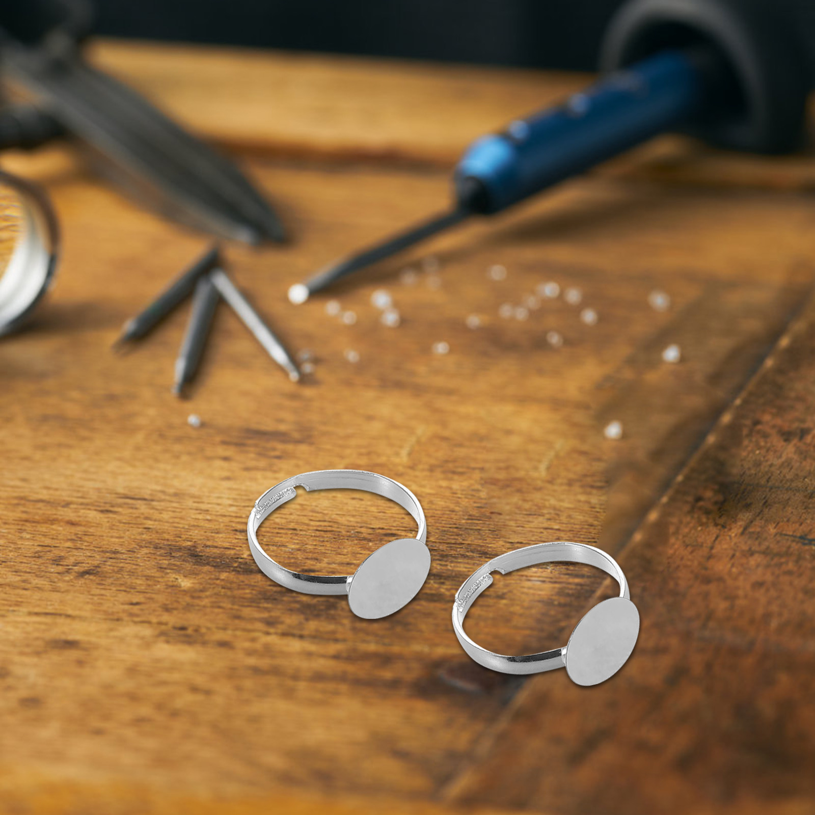 20Pcs Adjustable Blank Ring Fi - Crafting Resin review and price