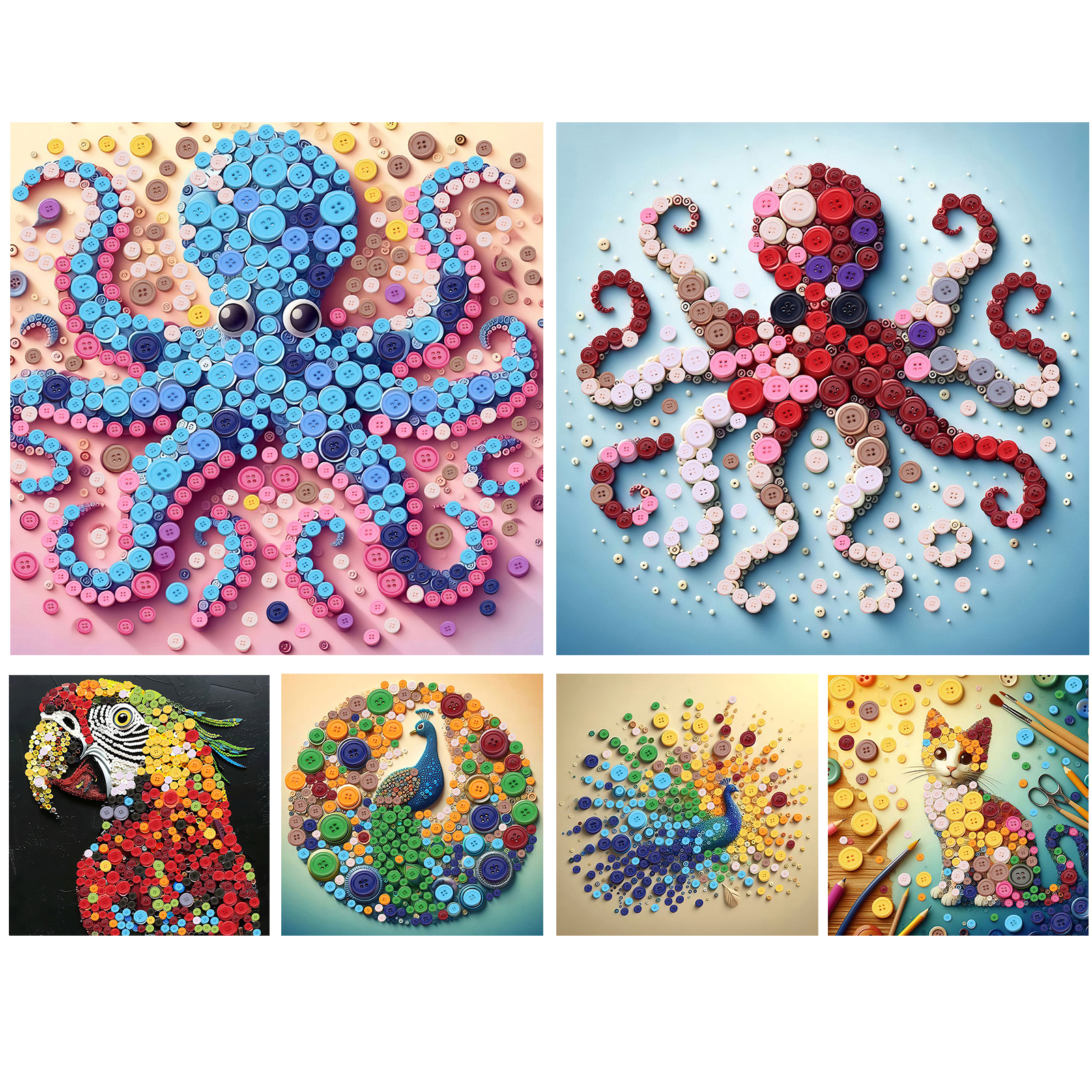 Animal DIY Resin Button Painti - Resin Craft For Beginners review and price