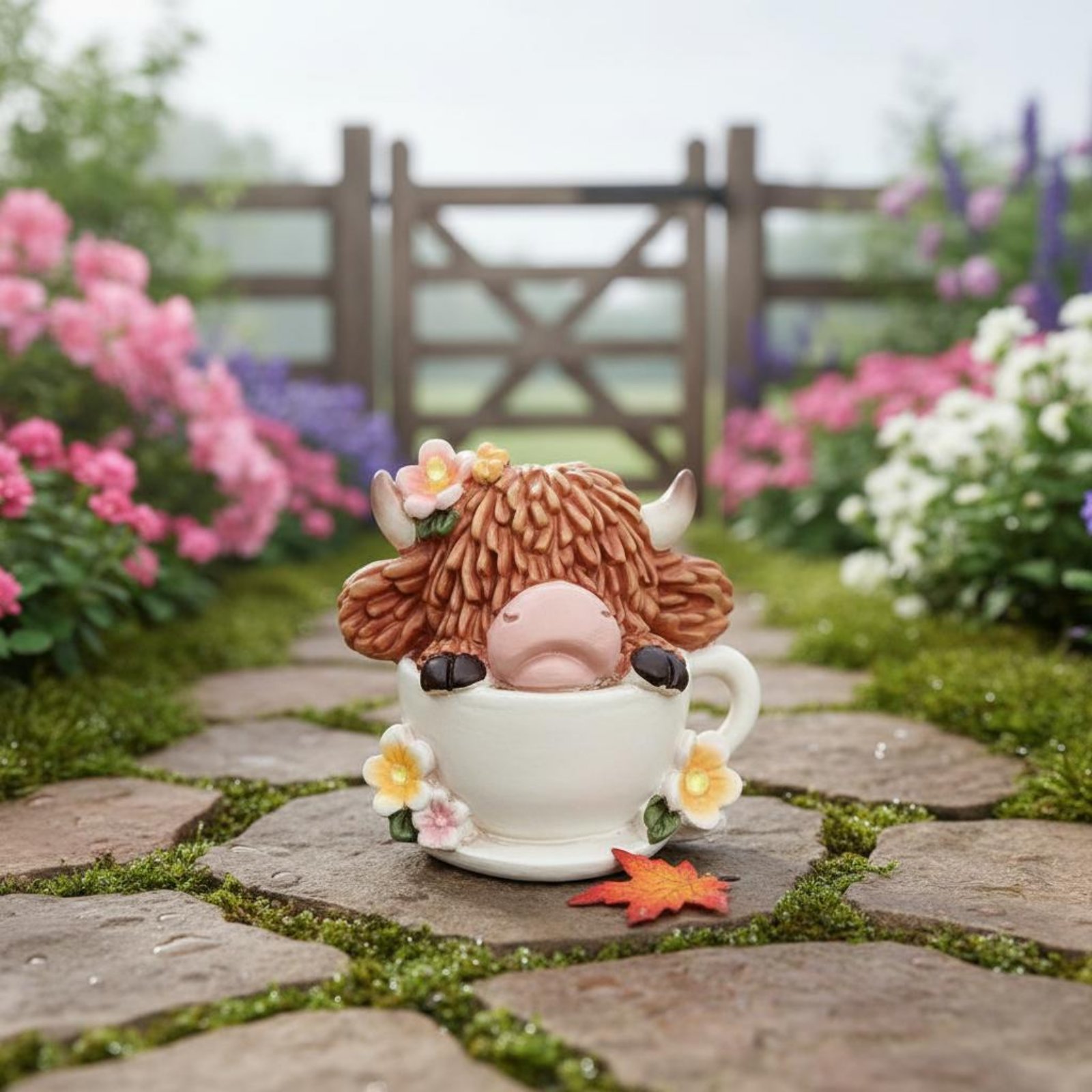 Highland Cow Garden Light Resi - Crafting Resin review and price