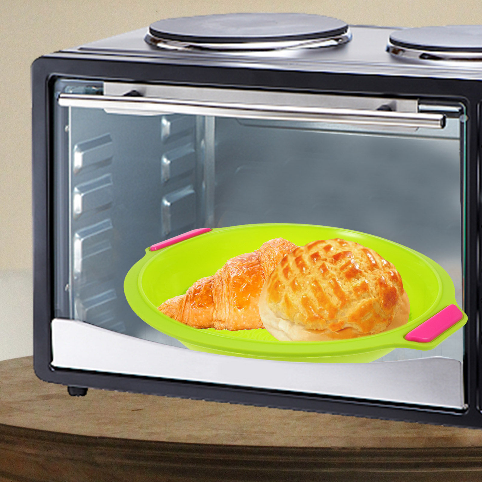 9 Inches Silicone Cake Pan Non - Silicone Mold Tray review and price