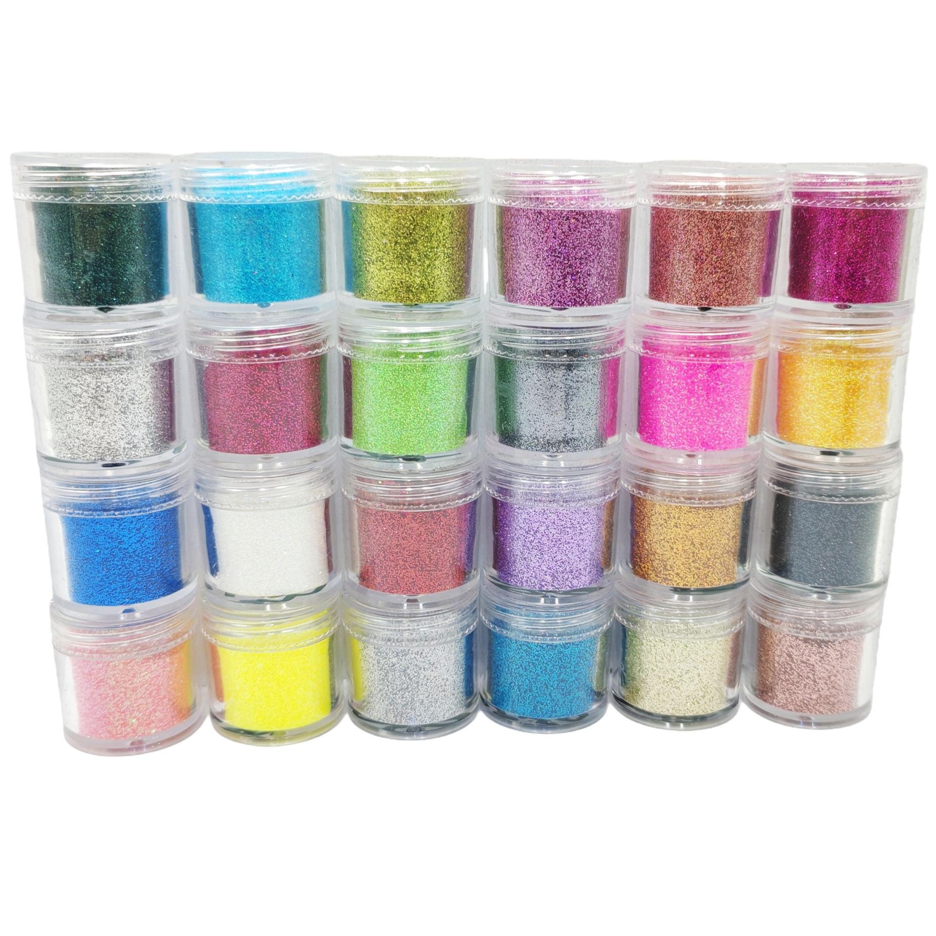24-Color Cosmetic Iridescent H - Resin Glitter Pack review and price