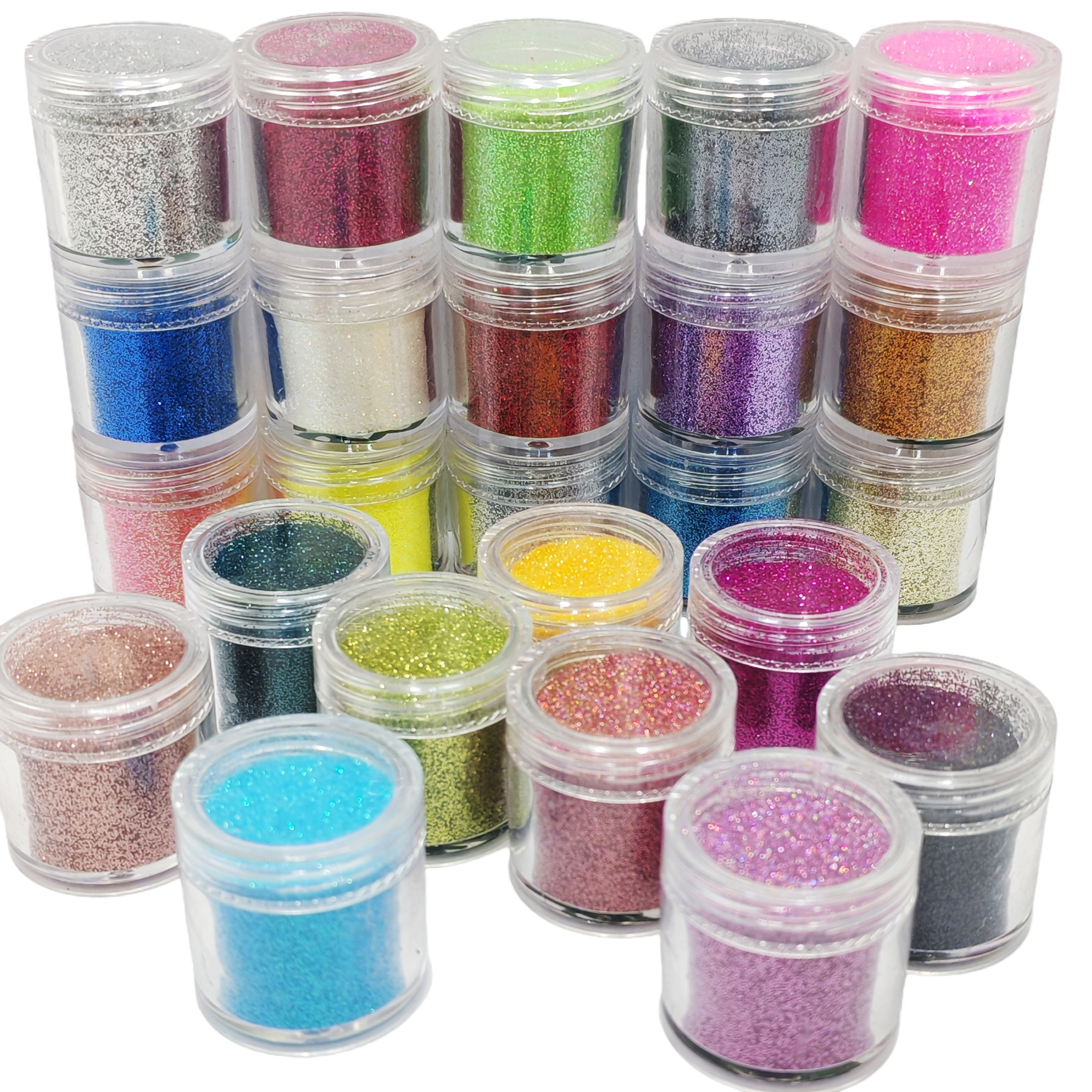 24-Color Cosmetic Iridescent H - Resin Glitter Pack review and price
