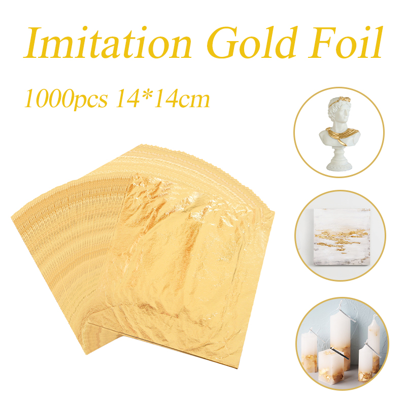 Imitation Gold Leaf Foil Sheet - Gold Foil Flakes review and price