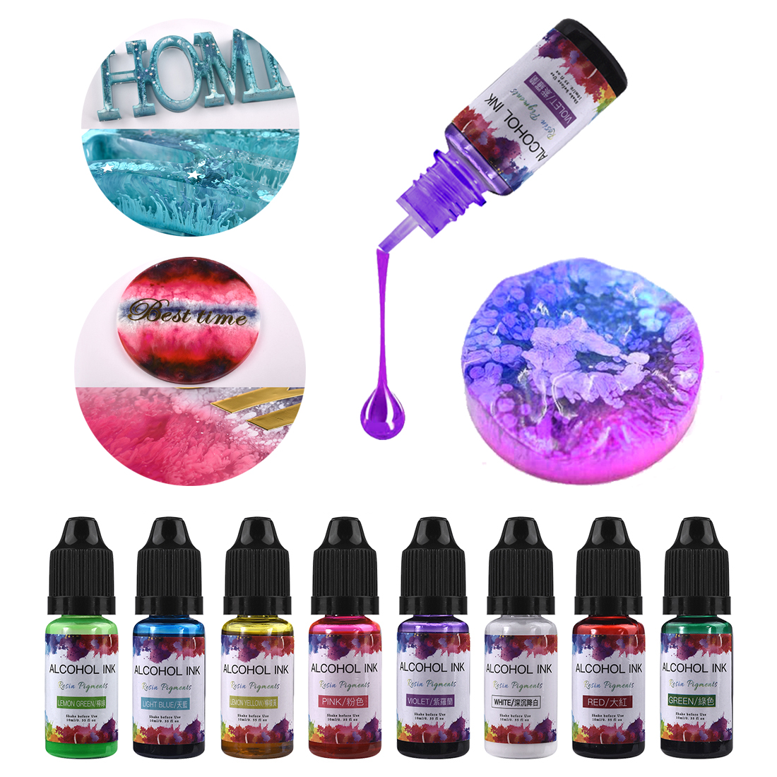 10ml/15ml Art Ink Alcohol Resi - Resin Dye Alcohol review and price