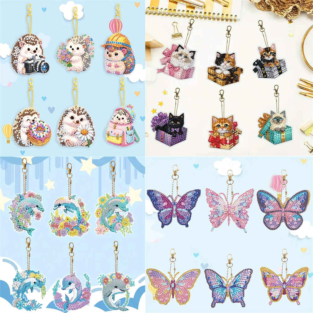 DIY Diamond Painting Keychains - Resin Craft For Beginners review and price