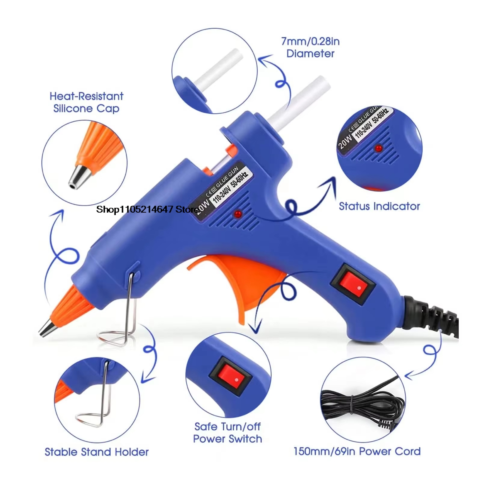 Hot Melt Glue Gun DIY Mini Hou - Heat Gun Small review and price