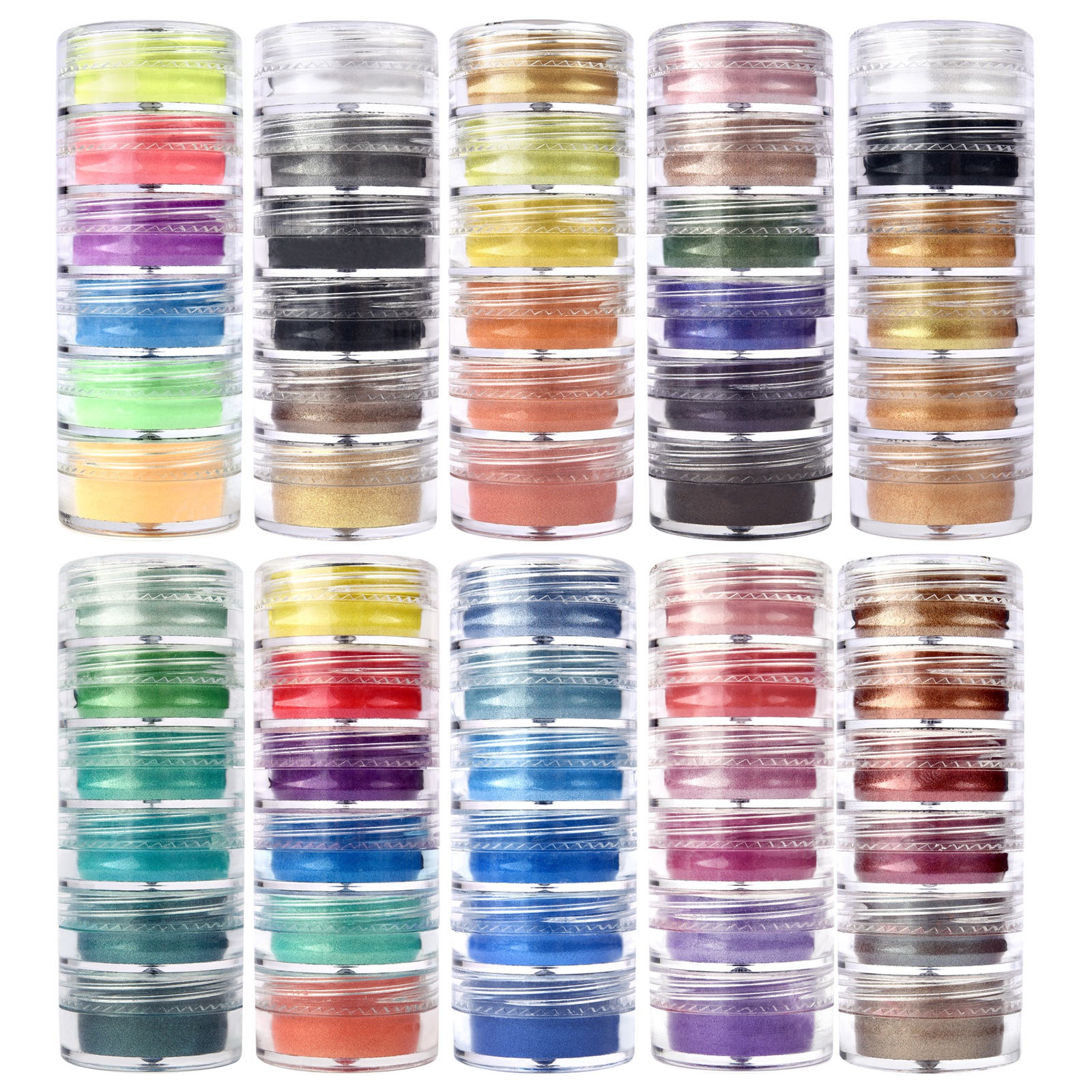 6 Colors/Set Pearlescent Powde - Resin Pigment Set review and price