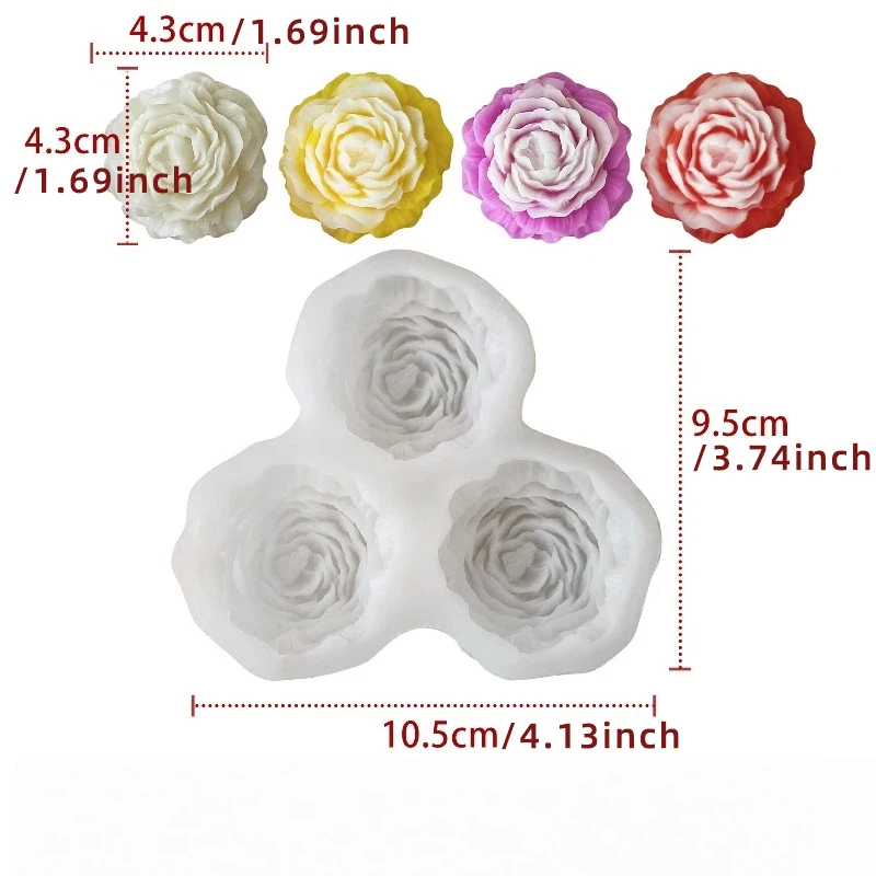 Peony Flower Candle Silicone M - Resin Craft Ideas review and price