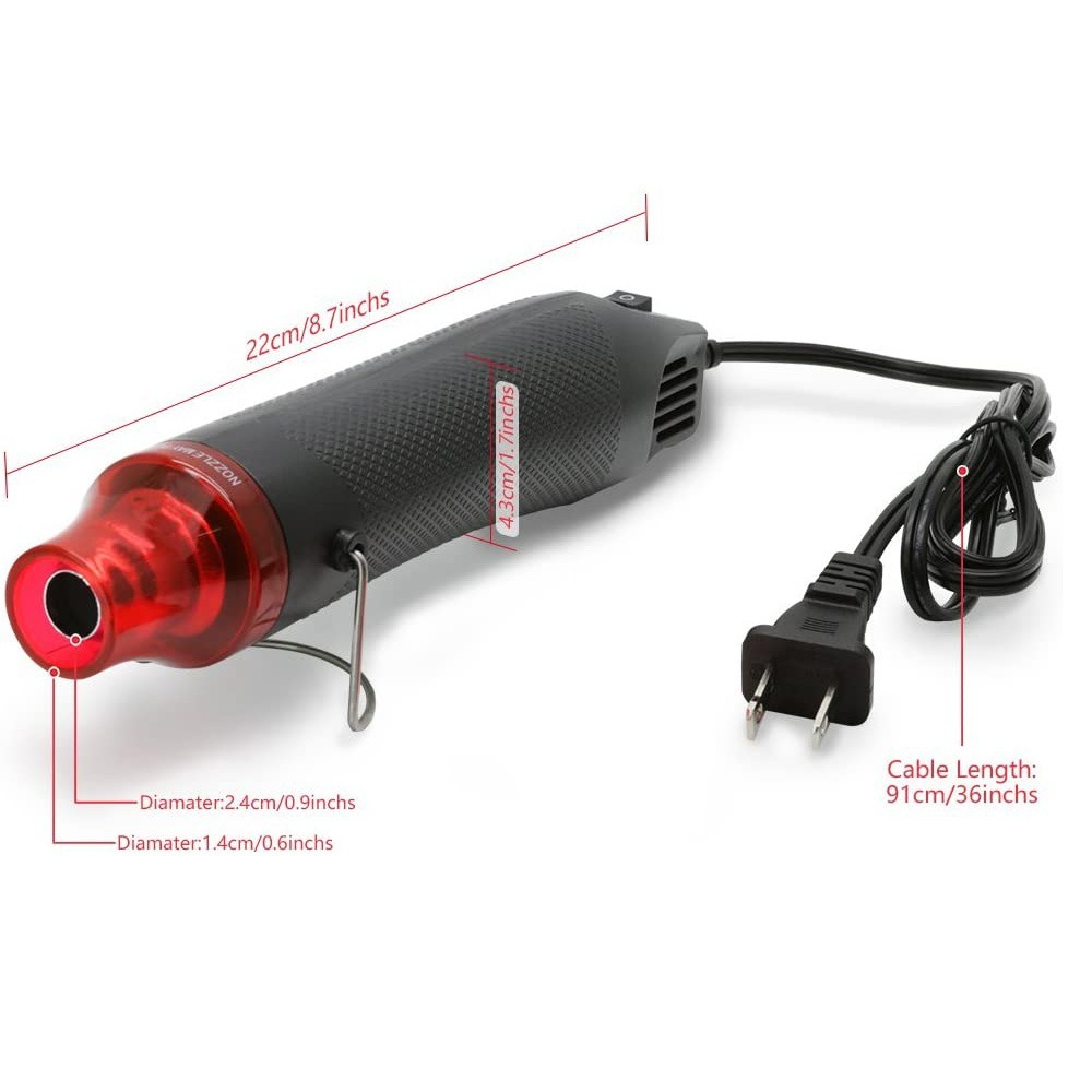 300W Hot Air Gun Portable Mini - Heat Gun Small review and price