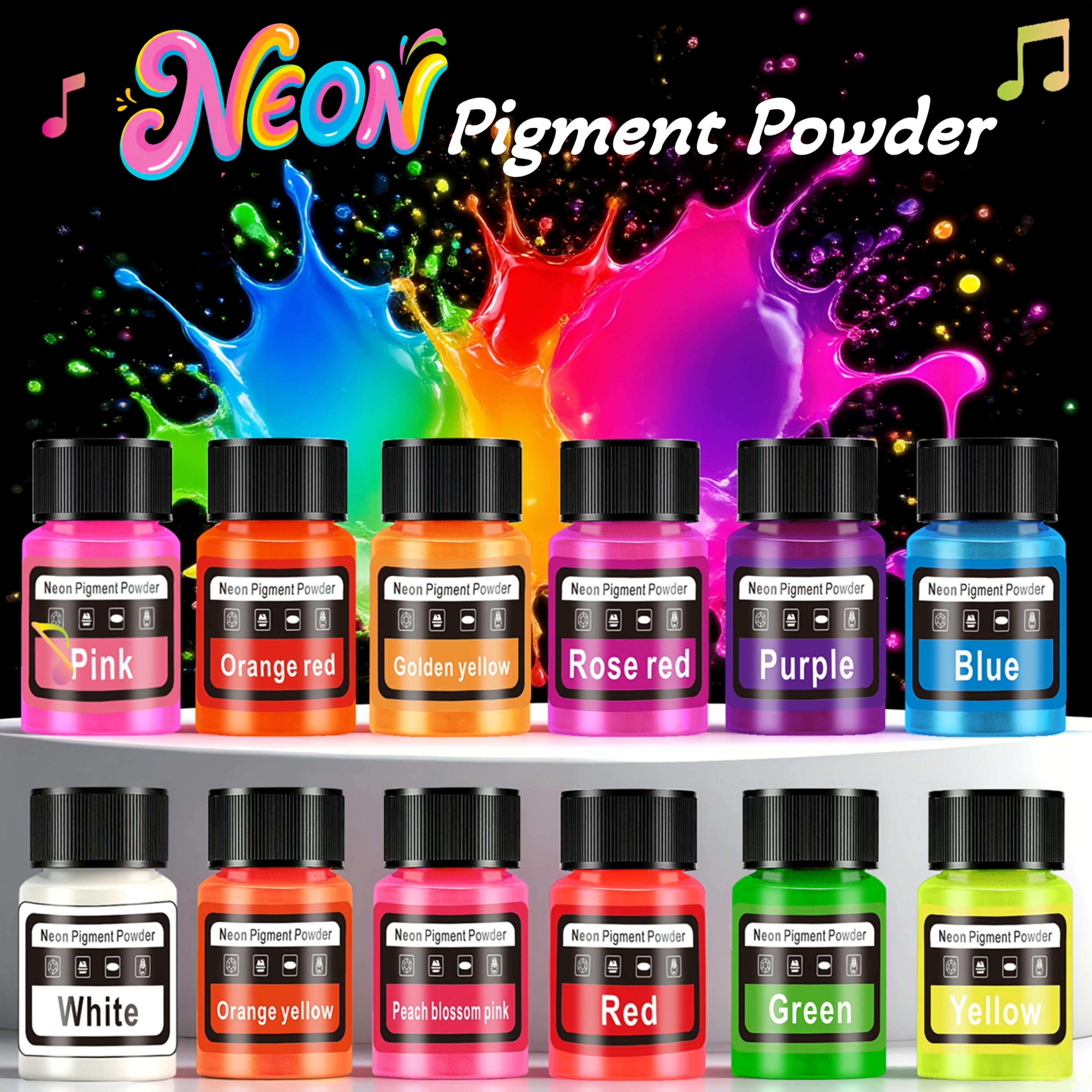 Fluorescent Powder/Neon Resin  - Resin Pigment Set review and price
