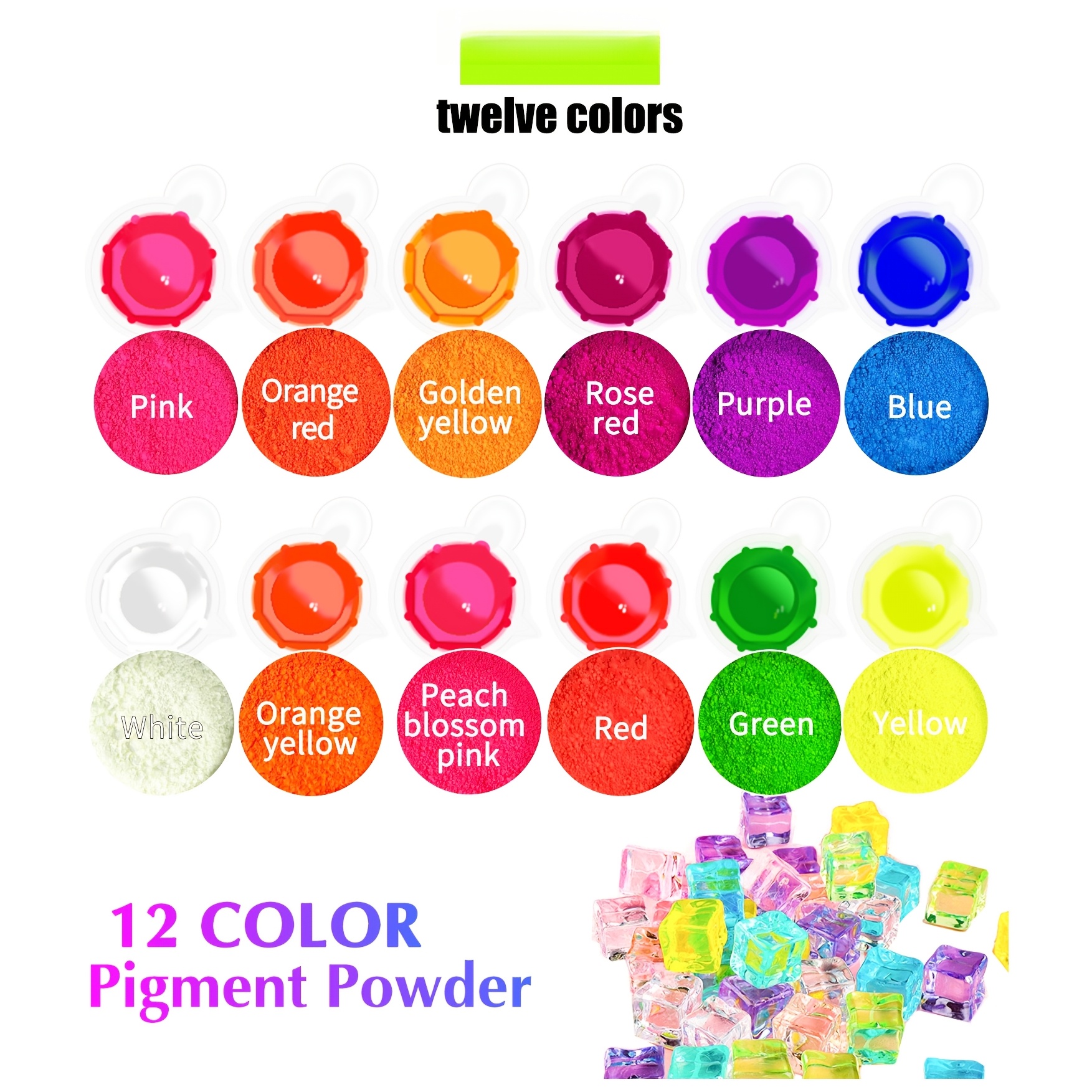 Fluorescent Powder/Neon Resin  - Resin Pigment Set review and price