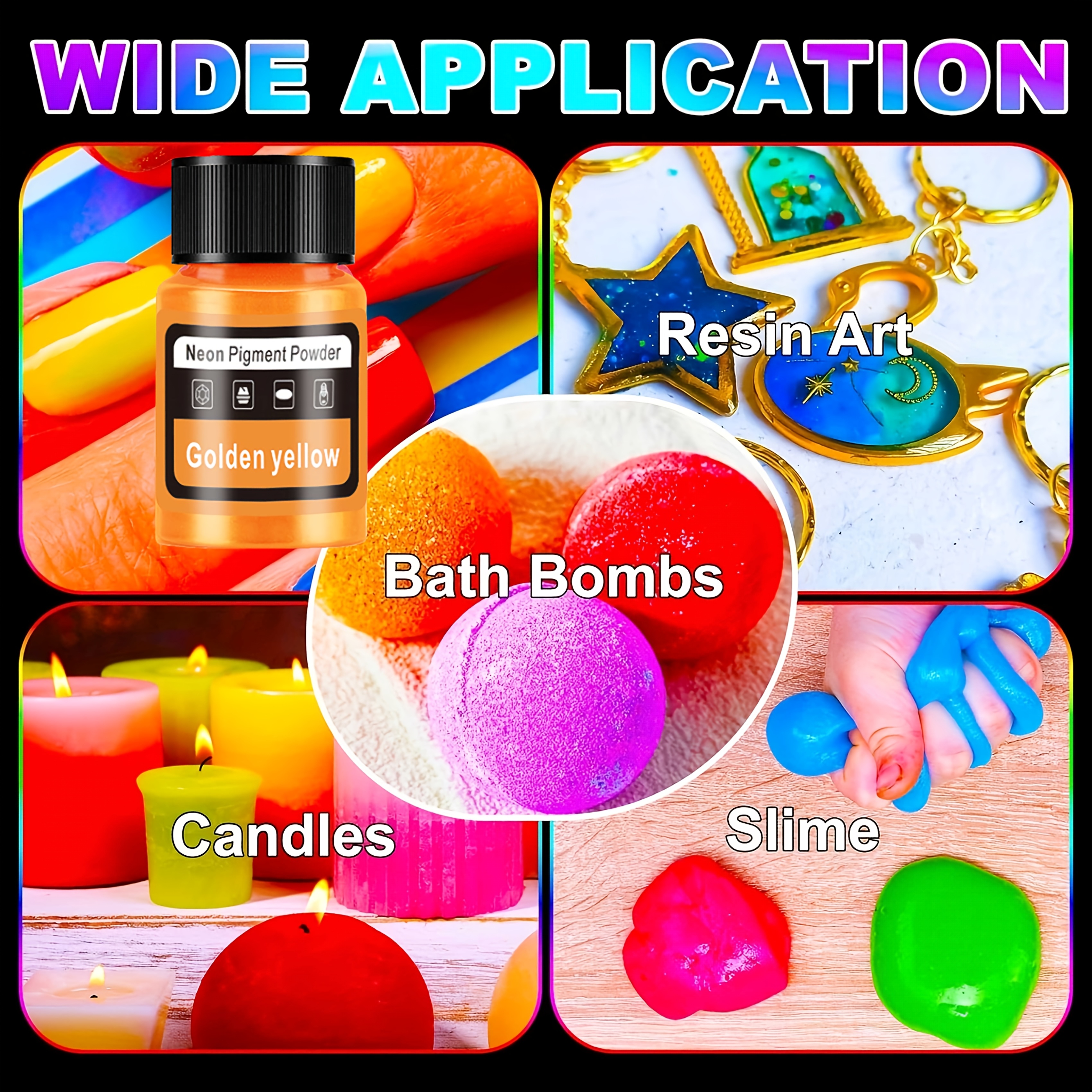 Fluorescent Powder/Neon Resin  - Resin Pigment Set review and price
